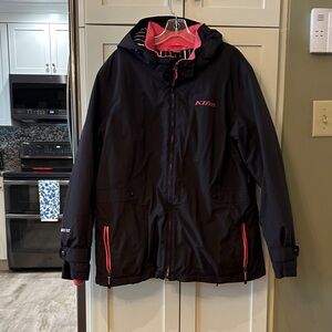 Klim Women’s Black Jacket with Pink Accents